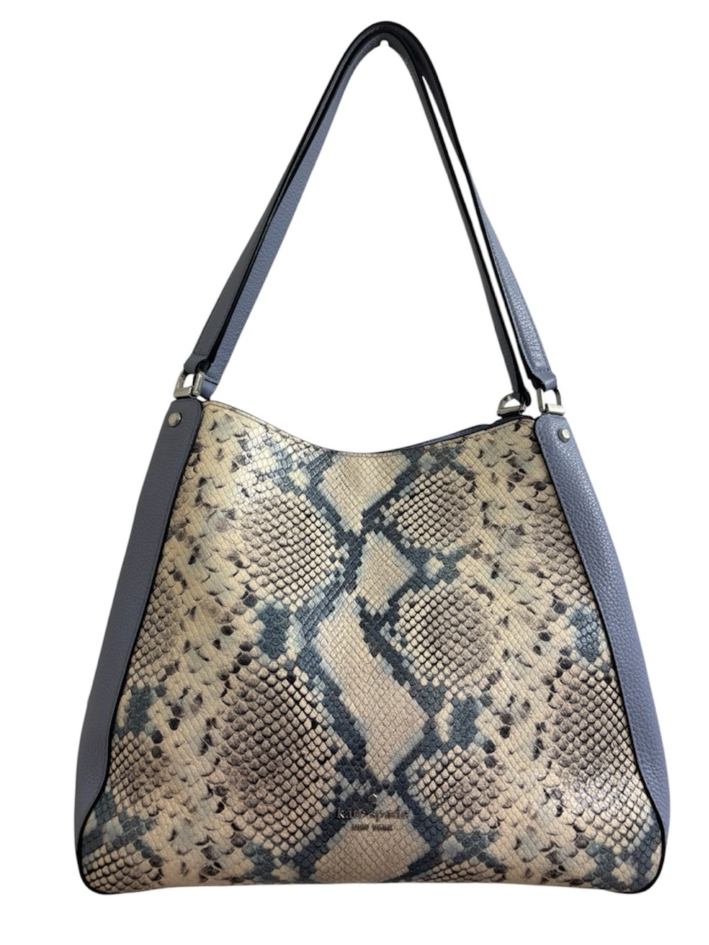 Kate spade Leila medium snake-embossed triple compartment shoulder bag